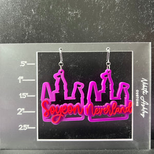 GI-DLE Neverland Castle Acrylic Earrings