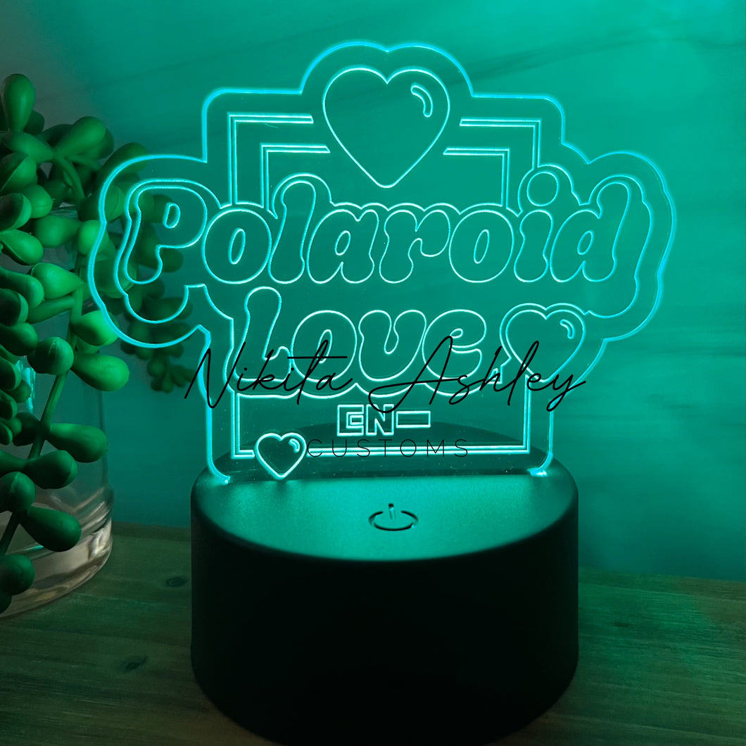 Enhypen Polaroid Love Desk Lamp