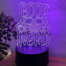 Load image into Gallery viewer, Book Nerd Desk Lamp, Gifts for Book Lovers