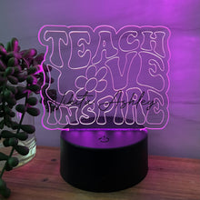 Load image into Gallery viewer, Teach Love Inspire Desk Lamp