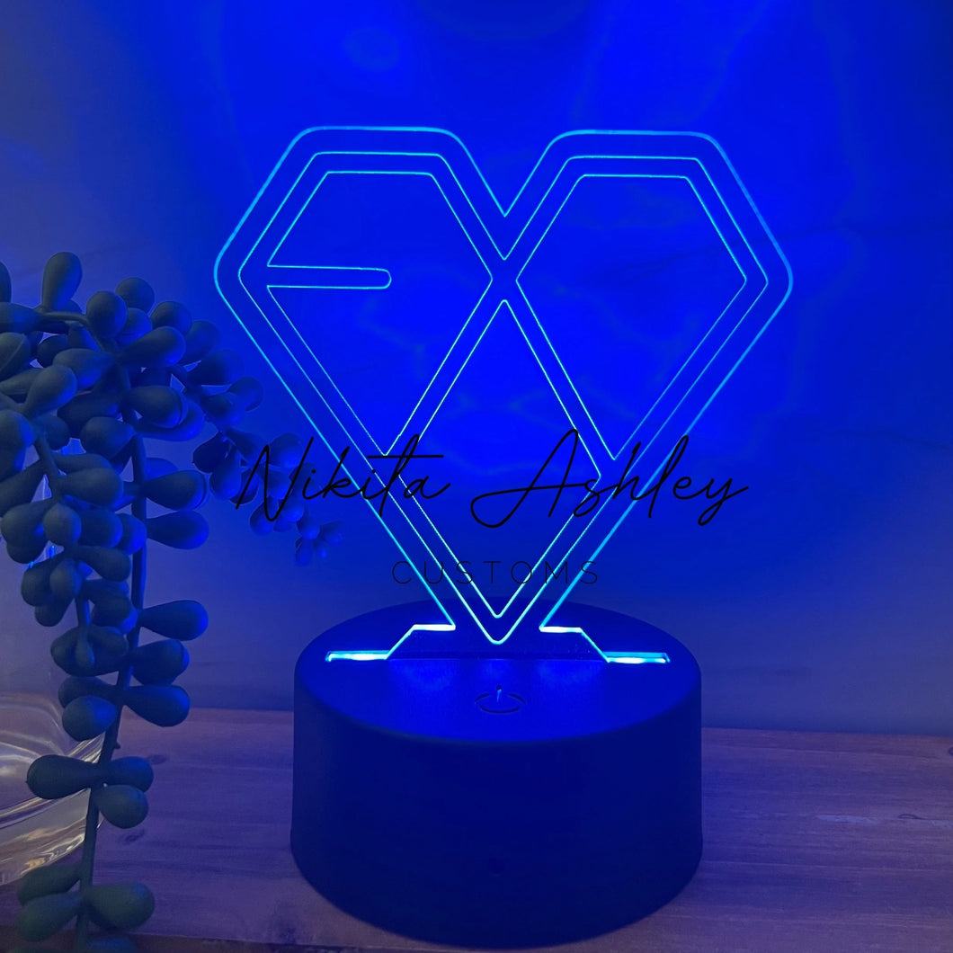 EXO Heart Desk Lamp