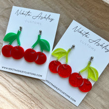 Load image into Gallery viewer, Cherry Fruit Earrings