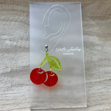 Load image into Gallery viewer, Cherry Fruit Earrings