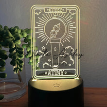 Load image into Gallery viewer, Ateez Atiny Tarot Card Desk Lamp