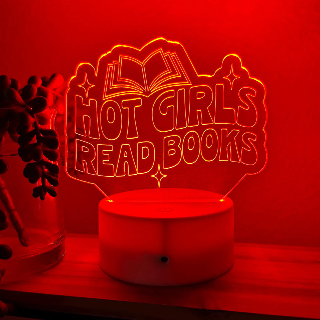 Hot Girls Read Books Desk Lamp