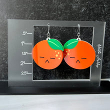 Load image into Gallery viewer, Yoongi Tangerine Acrylic Earrings