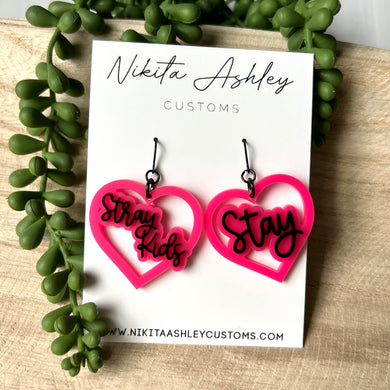 Stray Kids Heart Earrings