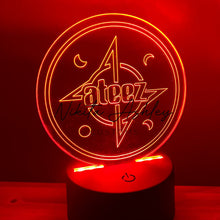 Load image into Gallery viewer, Ateez Hourglass Desk Lamp