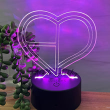 Load image into Gallery viewer, Blackpink Heart Desk Lamp