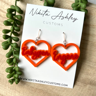 Enhypen Heart Earrings