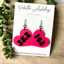 Load image into Gallery viewer, SKZ 143 Heart Earrings