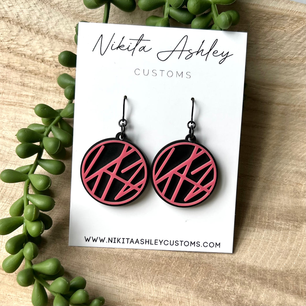 SKZ Circle Logo Earrings