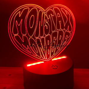 Monsta X Monbebe Heart Desk Lamp