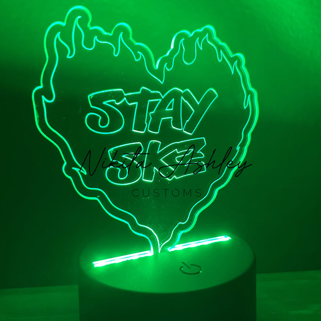 STAY SKZ Heart Desk Lamp